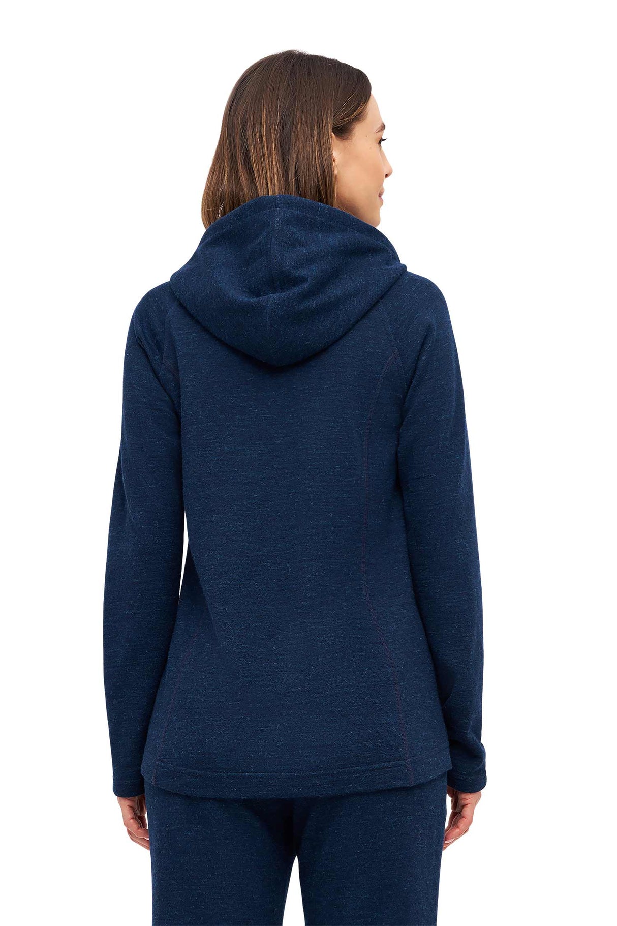 Thermo Lounge-Hoodie Damen ANDEN ACTIVE mit 60% Premium Alpaka