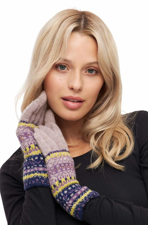 Fingerhandschuhe DILAYA aus 100% Alpaka