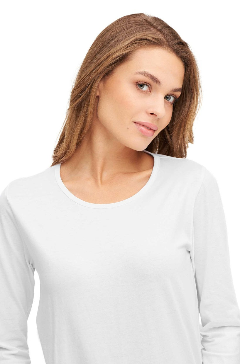 T-Shirt mit 3/4 Arm aus 100% Bio-Pima-Baumwolle
