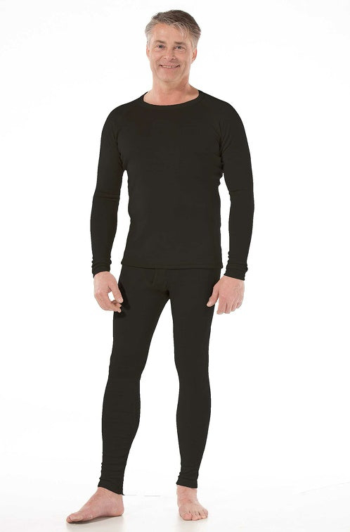 Alpaka Thermo-Hose Herren - 95% Royal Alpaka schwarz