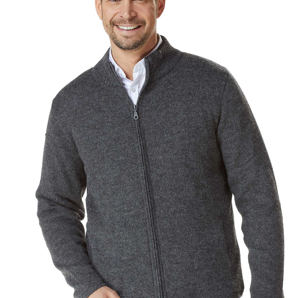 Strickjacke Outdoor Herren BEAU aus 100% Alpaka - Main Image