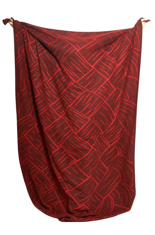 Wolldecke JACQUARD aus 100% Alpaka - extragroß