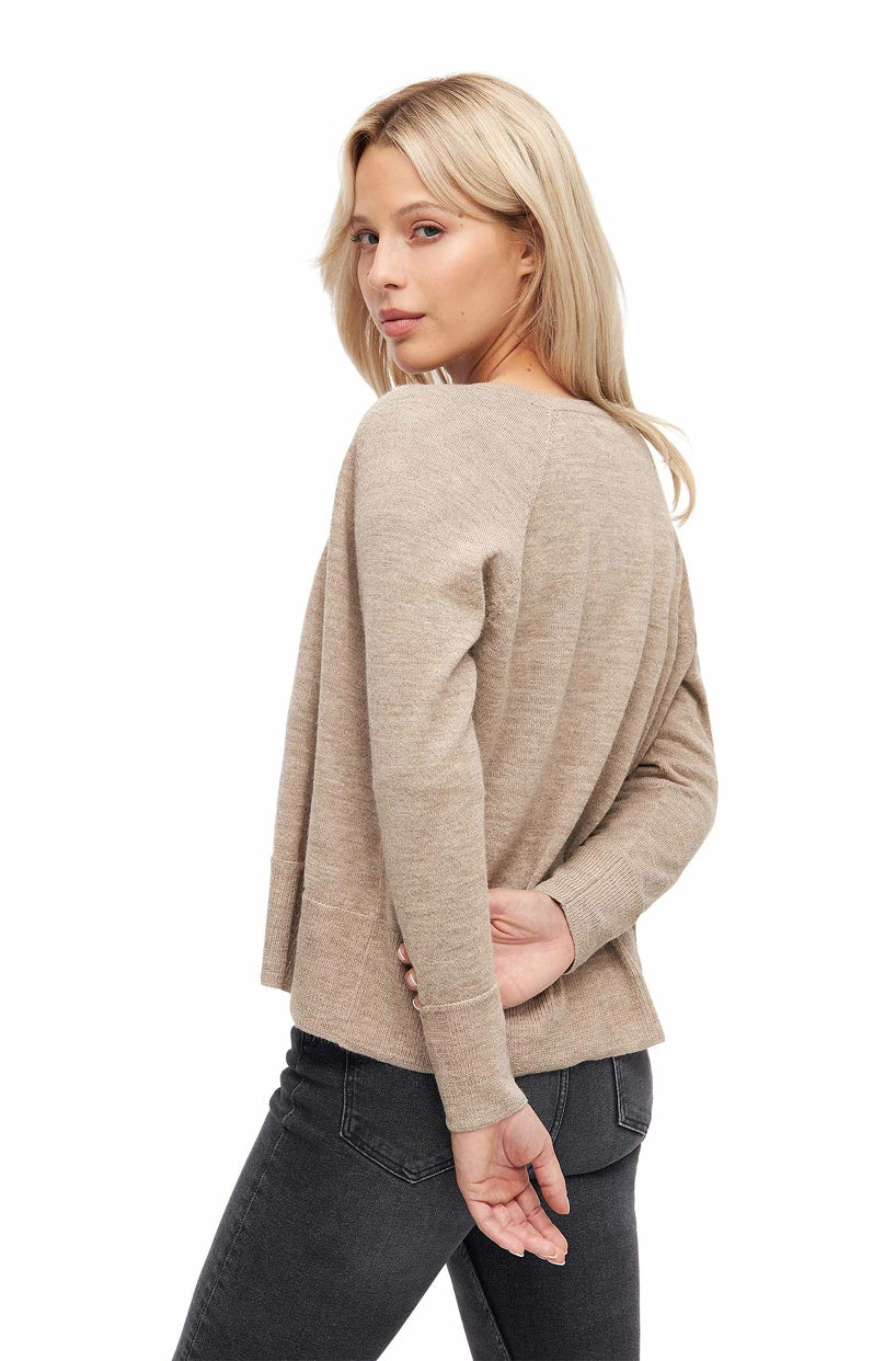 Cardigan Feinstrick ALINA mit Bio Baumwolle