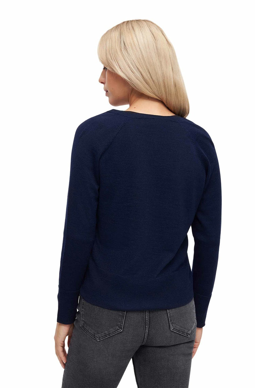 Cardigan Feinstrick ALINA mit Bio Baumwolle