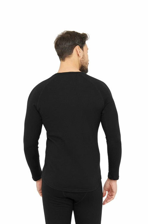 Langarm-Shirt Baselayer Herren THERMO mit 95% Royal Alpaka
