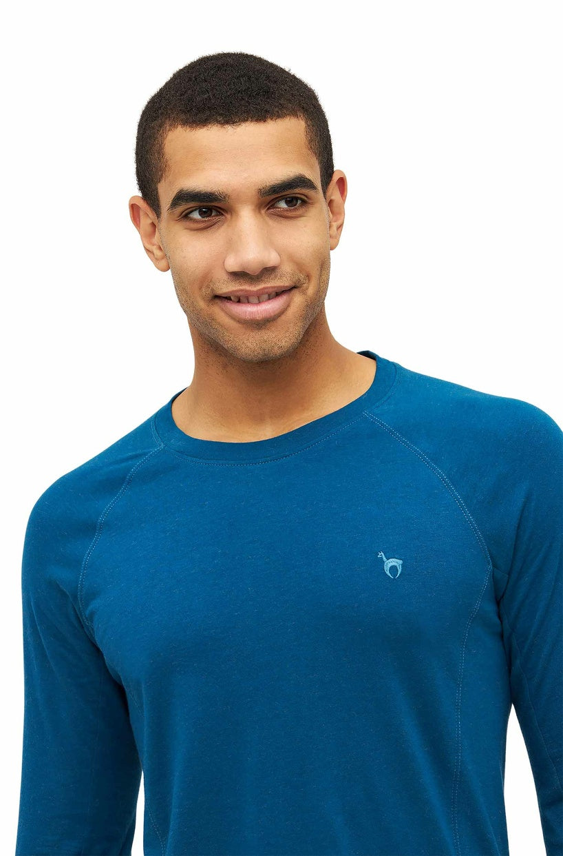 Alpaka Schlafanzug Pyjama Oberteil Herren DREAMLINE mit Bio Baumwolle