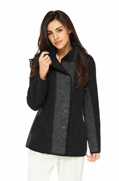 Alpaka Jacke GORKY mit 50% Alpaka anthrazit