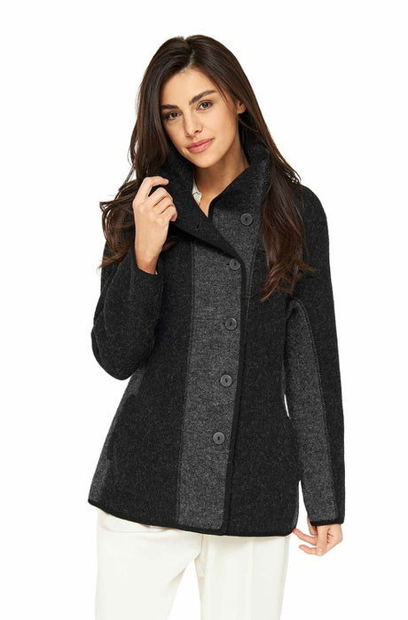 Alpaka Jacke GORKY mit 50% Alpaka anthrazit