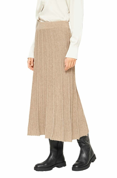 Plissee Rock STELLA aus 100% Alpaka