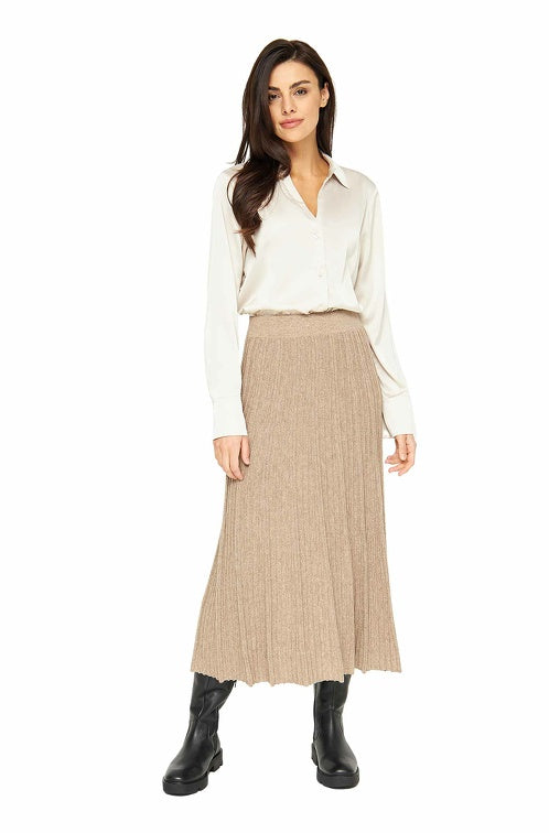 Plissee Rock STELLA aus 100% Alpaka