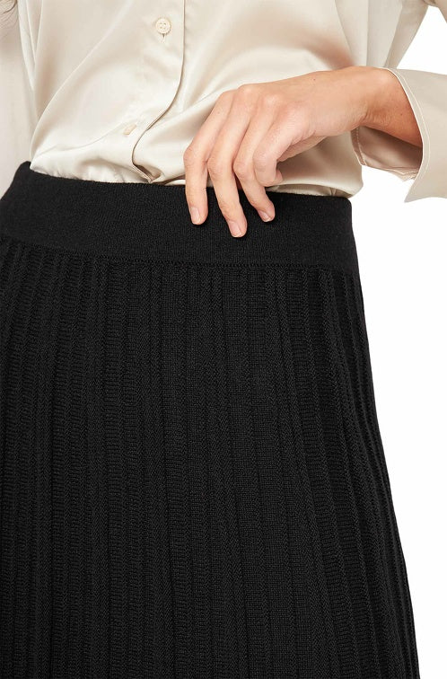 Plissee Rock STELLA aus 100% Alpaka