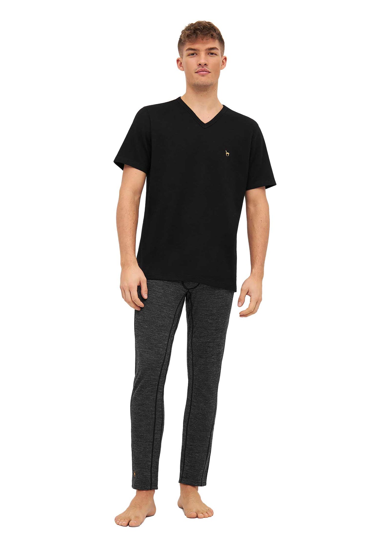 Lange Thermo-Hose Herren ANDEN ACTIVE mit 60% Premium Alpaka