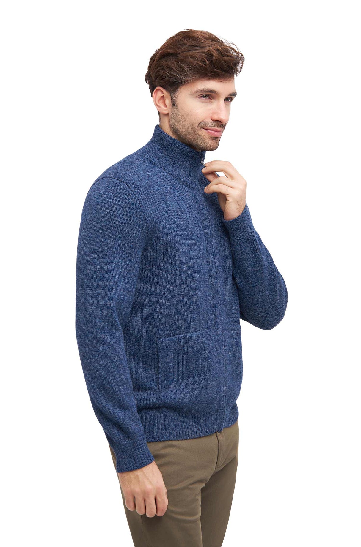 Strickjacke Herren RONALDO aus 100% Alpaka