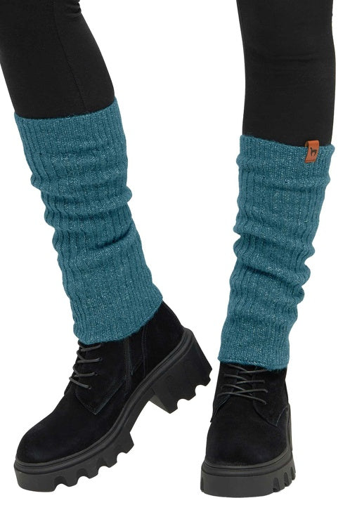 Alpaka Beinstulpen PACA - 87% Alpaka und Merino ultramarin one-size