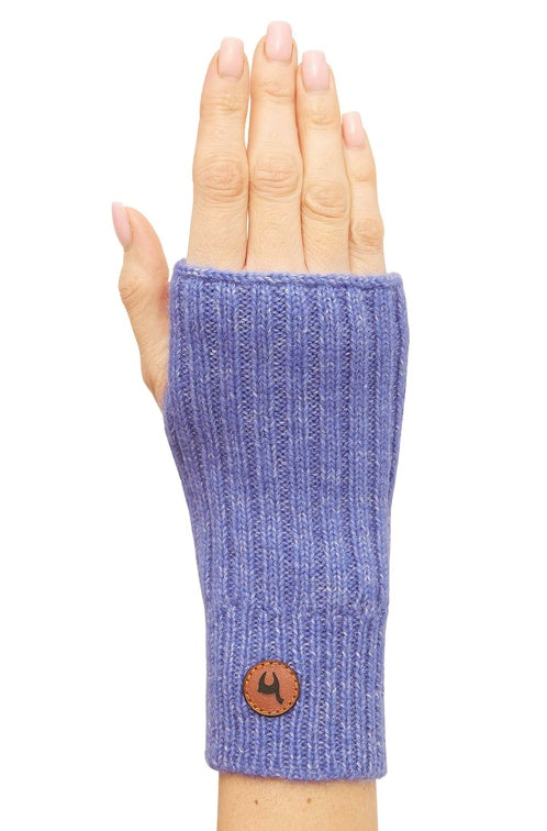 Pulswärmer PACA - 87% Alpaka - mit Daumenloch kornblume one-size