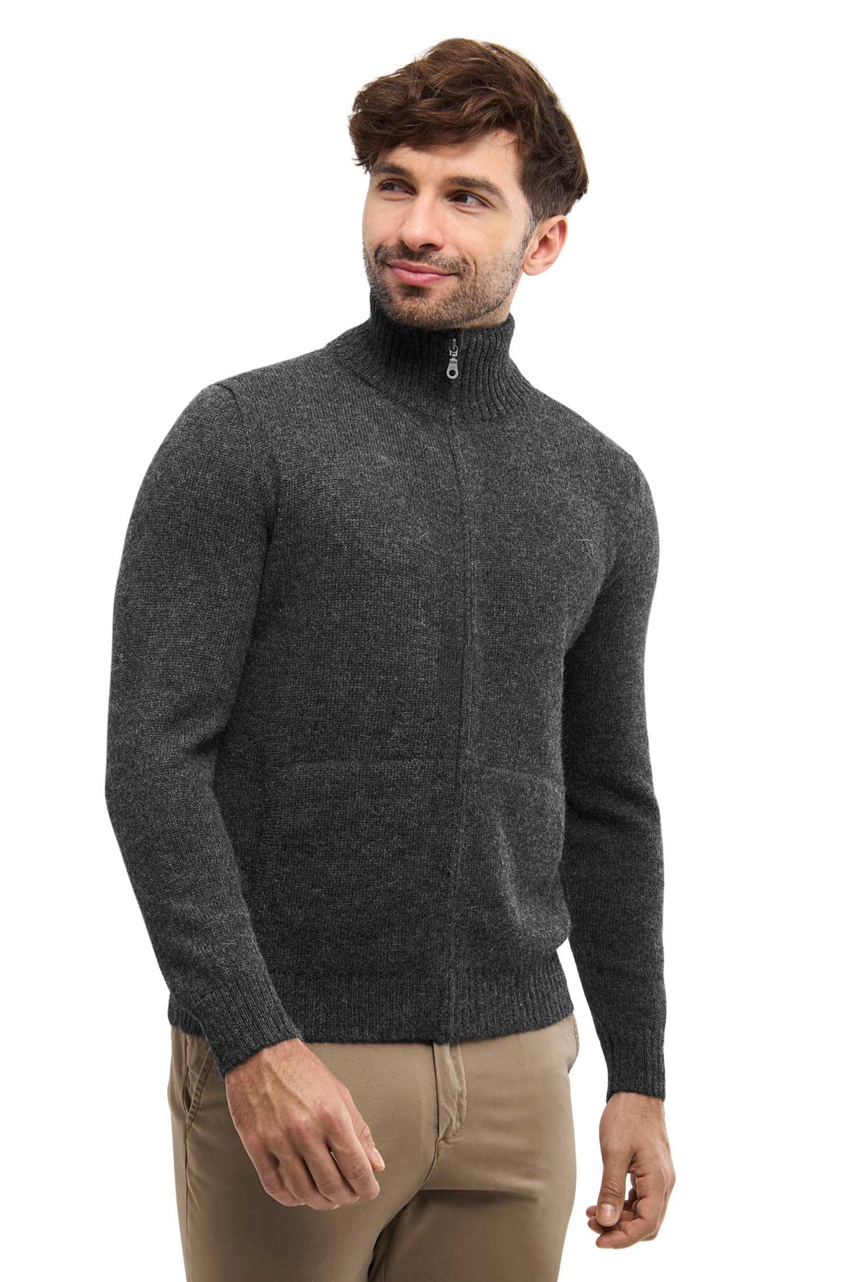 Strickjacke RONALDO XXXL aus 100% Alpaka