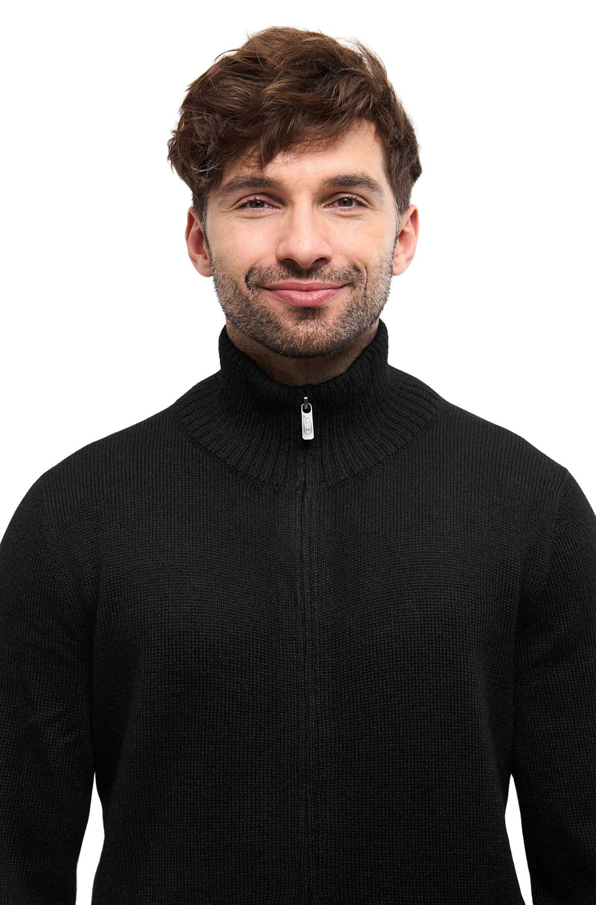 Strickjacke Herren RONALDO aus 100% Alpaka