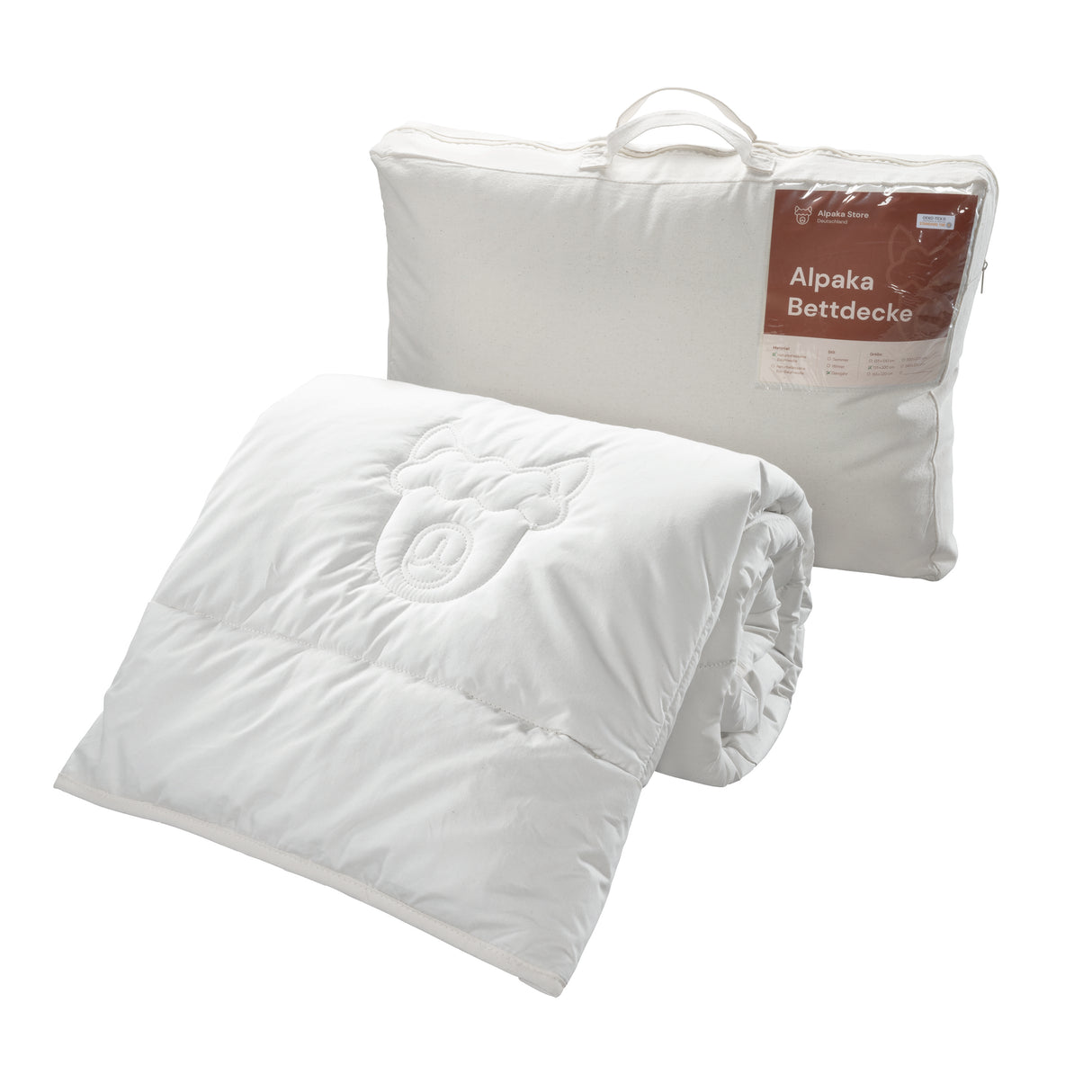 4-Jahreszeiten Bettdecke Alpaka 4-Jahreszeiten