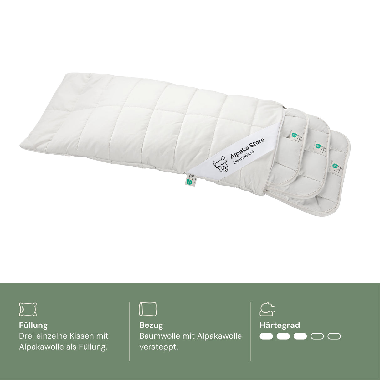 Alpaka Stützkissen 40x80 cm