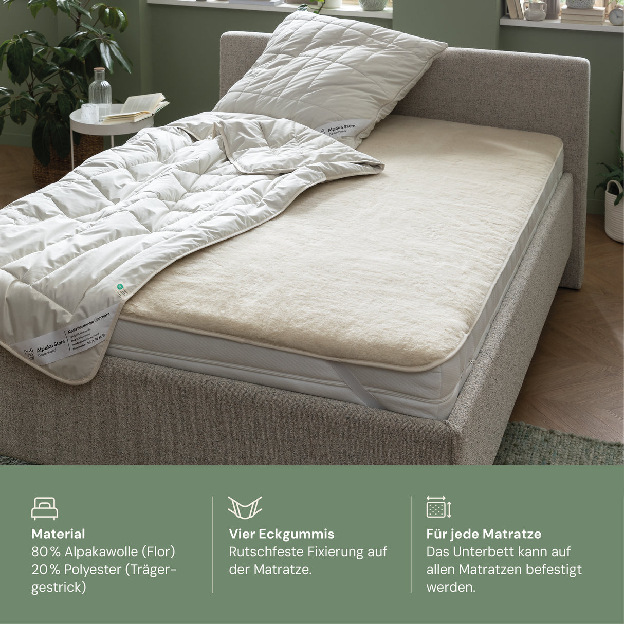 Matratzenauflage Alpakaflor