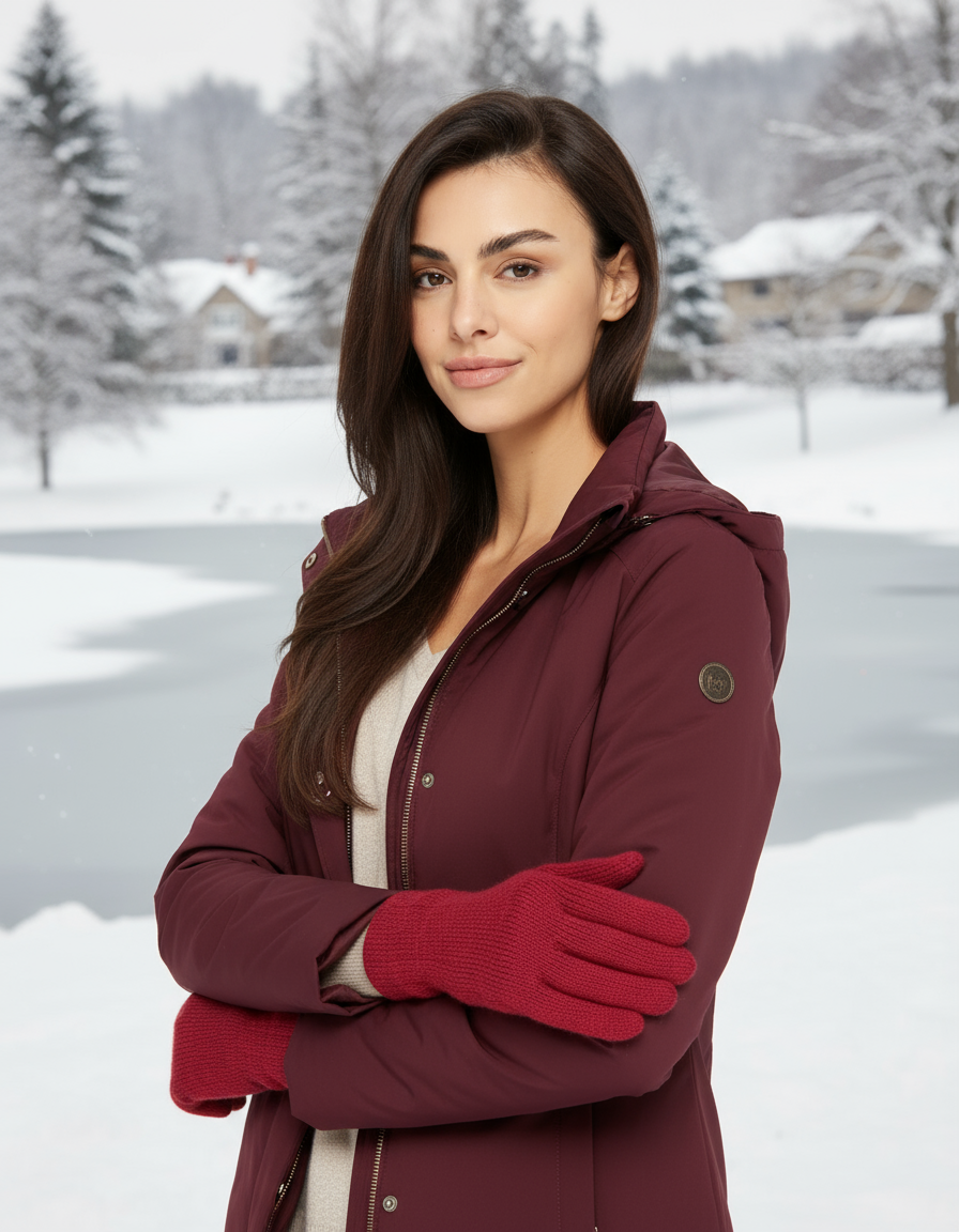 Alpaka Gefütterte Fingerhandschuhe UNI - 100% Alpaka