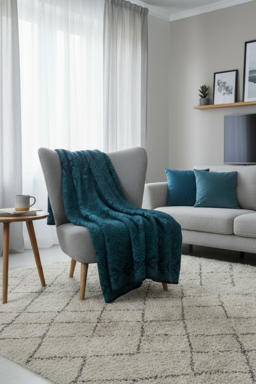 Kuscheldecke AIANA aus 100% Alpaka