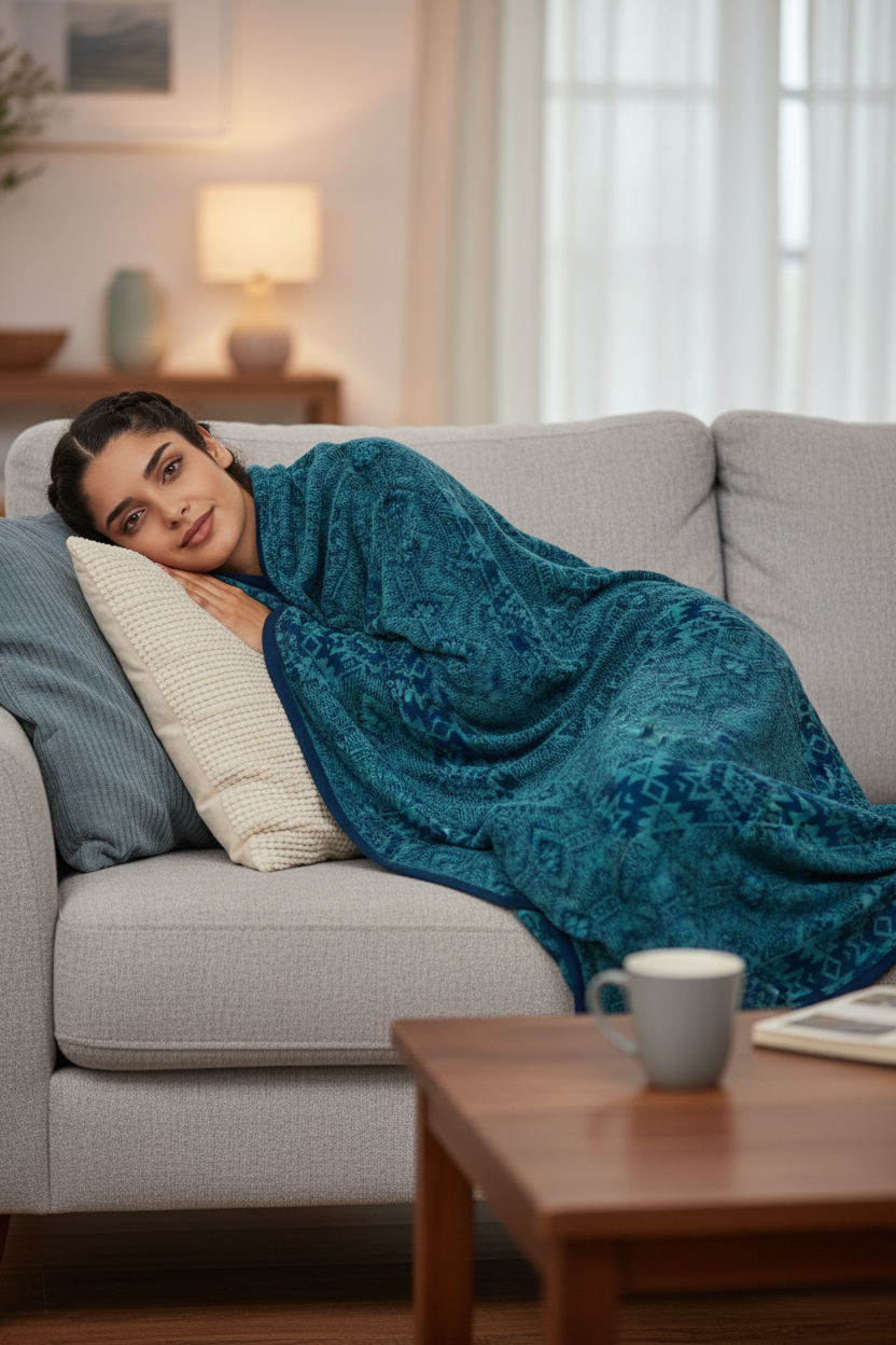 Kuscheldecke AIANA aus 100% Alpaka