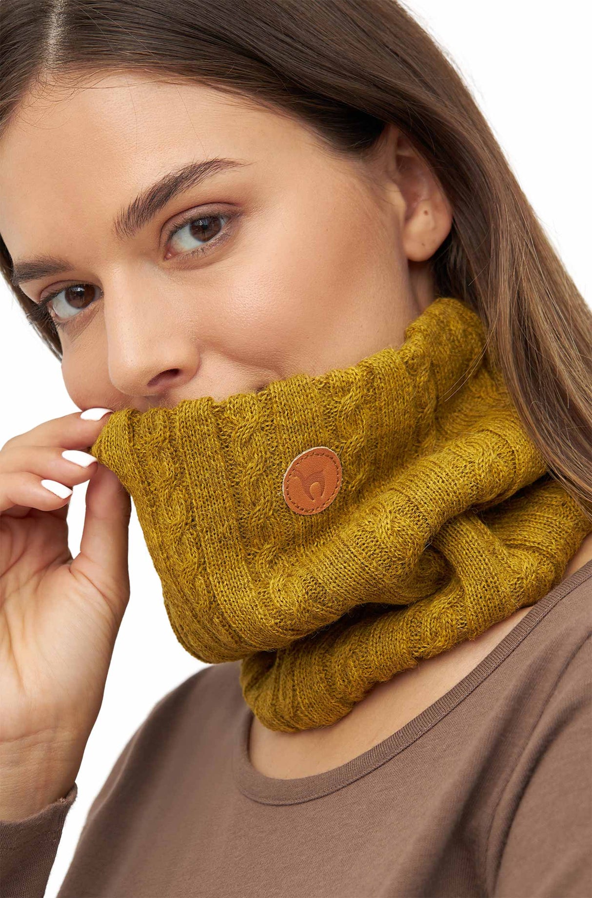 Alpaka Loop-Schal SUAVE aus 100% Alpaka