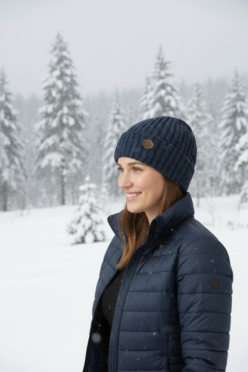 Alpaka Premium Mütze CHANNEL - 100% Alpaka