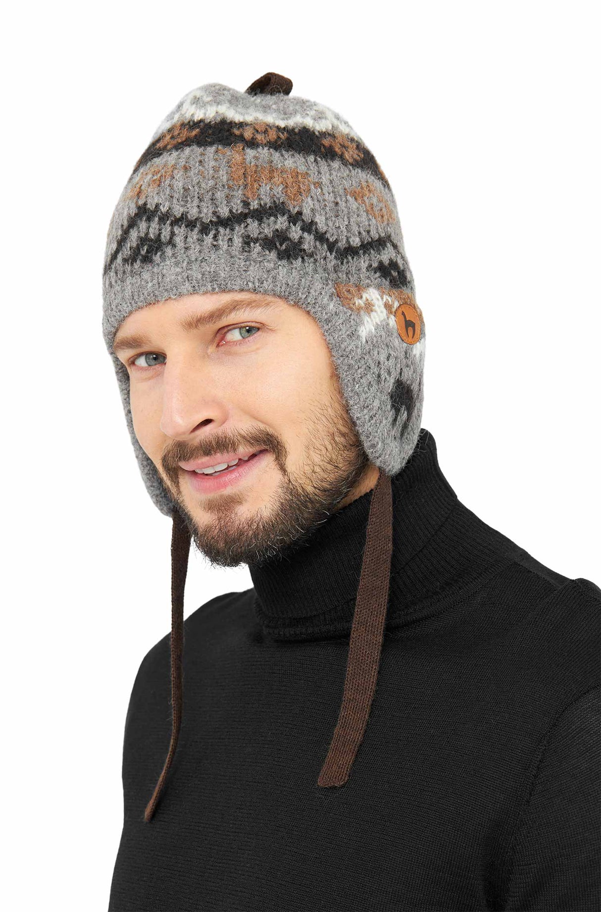 Mütze Inka Natura - 100% Alpaka