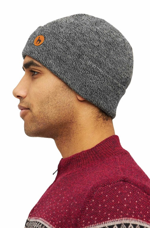 Alpaka Strick-Mütze BARK - 100% Alpaka