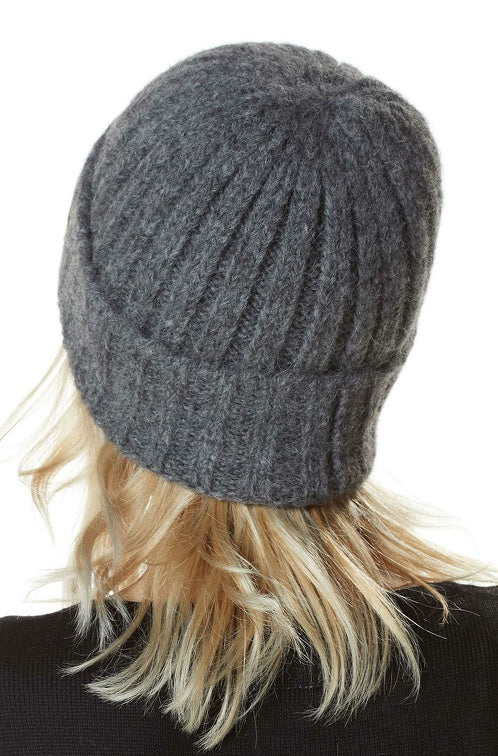 Alpaka Mütze BIANCA mit Merino