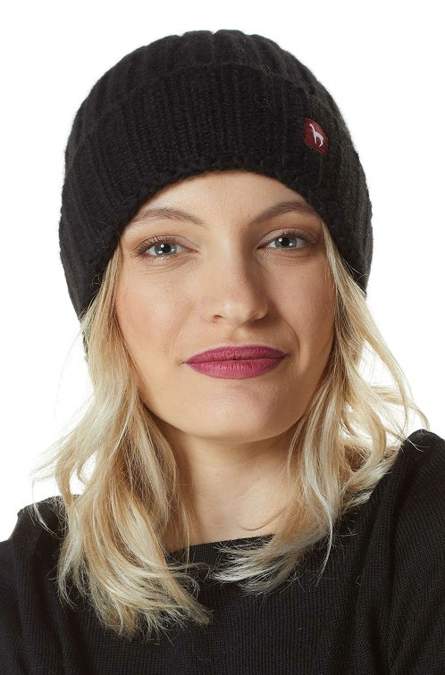 Alpaka Mütze BIANCA mit Merino