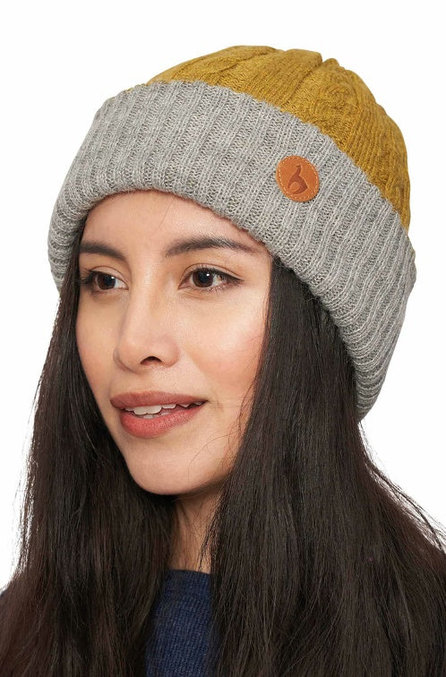 Alpaka Wendemütze SUAVE - 100% Alpaka