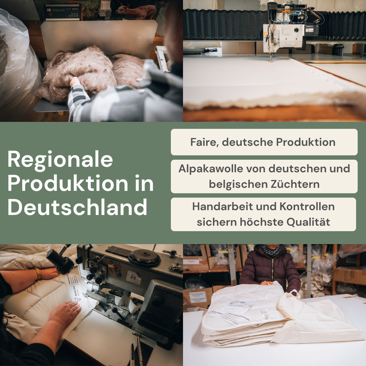 Alpaka Bettdecke 100% Alpakadecke "Alpaka Store Deutschland" inkl. gratis Schlafratgeber