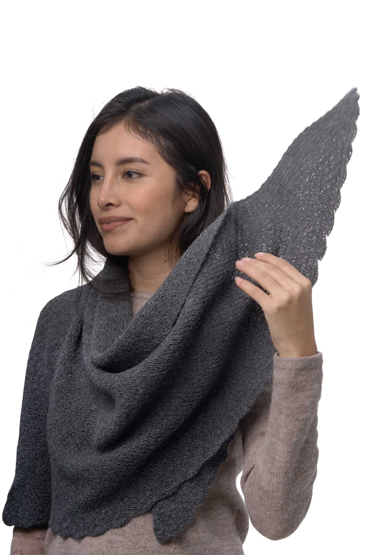 Schal Dreieck MARIPOSA aus 100% Alpaka