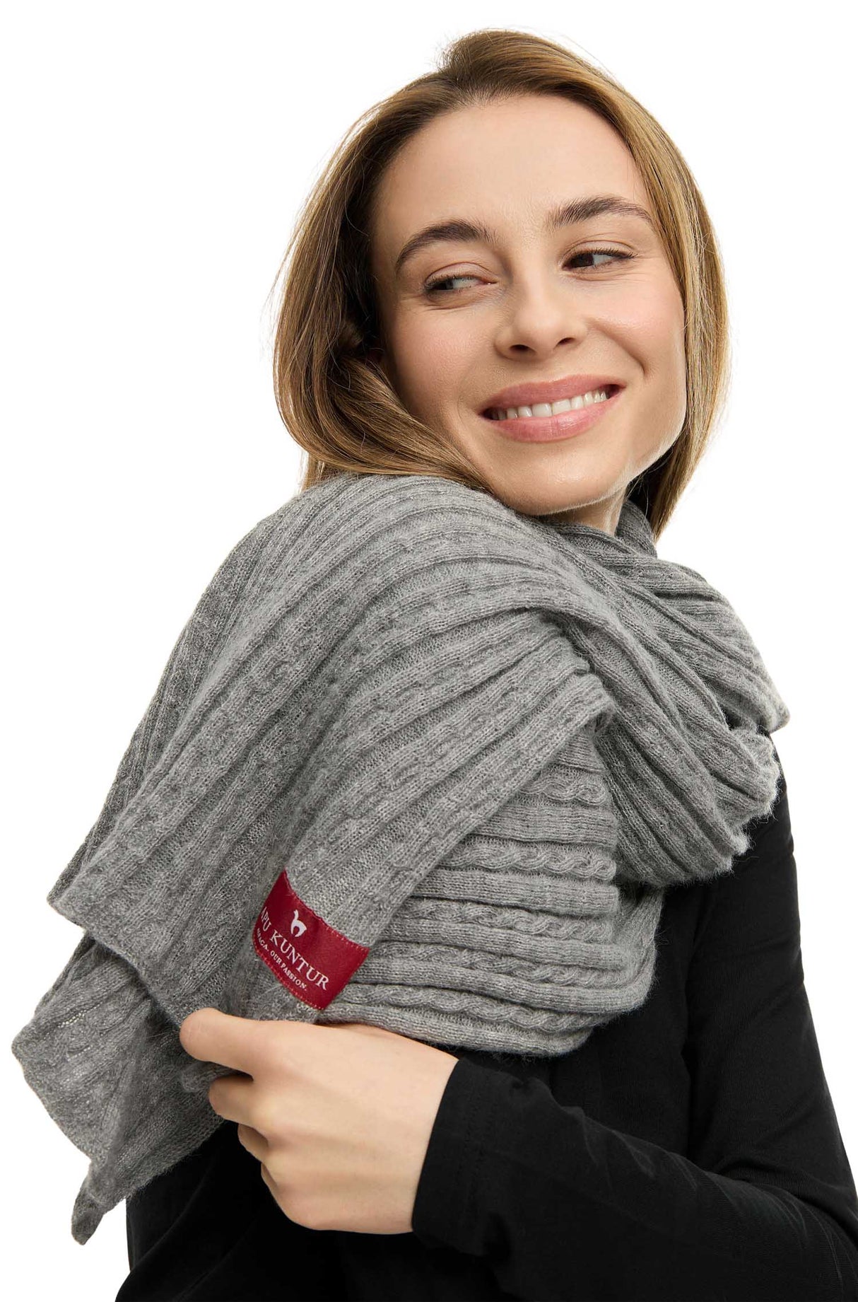 Schal/Reisedecke SUAVE aus 100% Alpaka