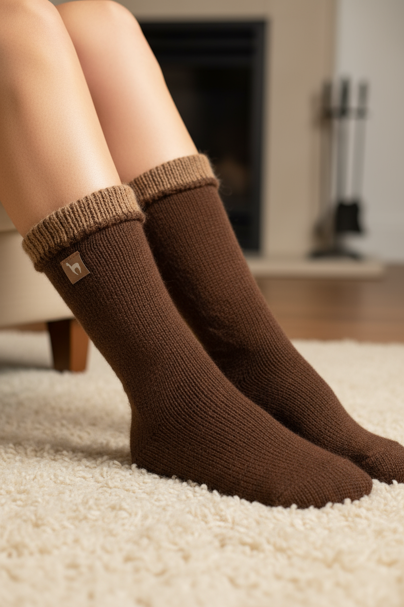 Alpaka WENDE-SOCKEN extra dick - 98% Alpaka