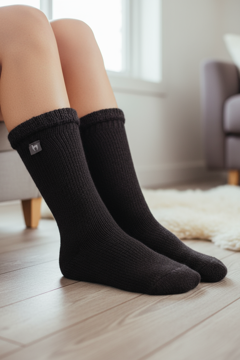 Alpaka WENDE-SOCKEN extra dick - 98% Alpaka