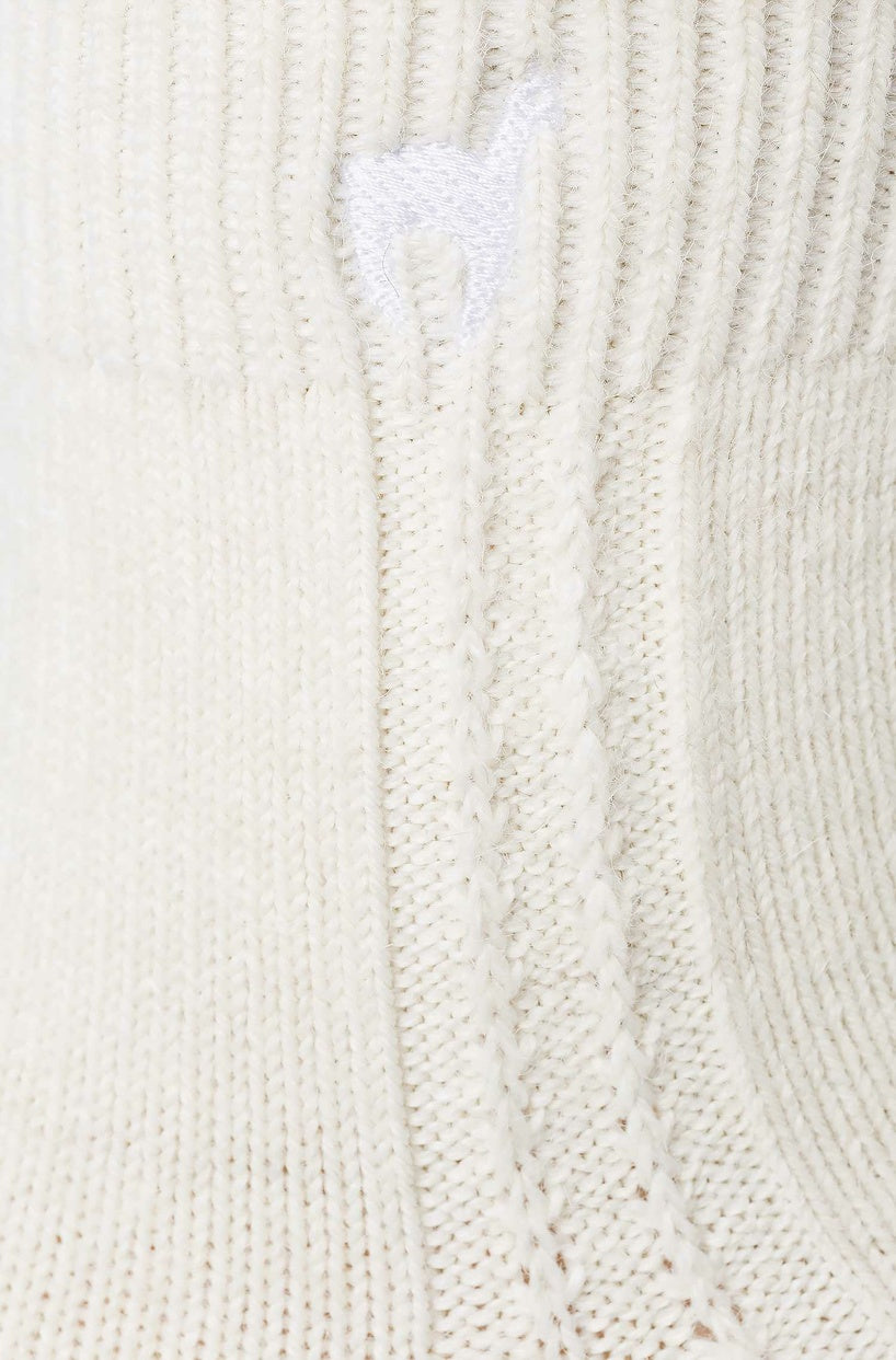 Alpaka WOHLFÜHLSOCKEN mit Aloe Vera - 52% Alpaka - creme