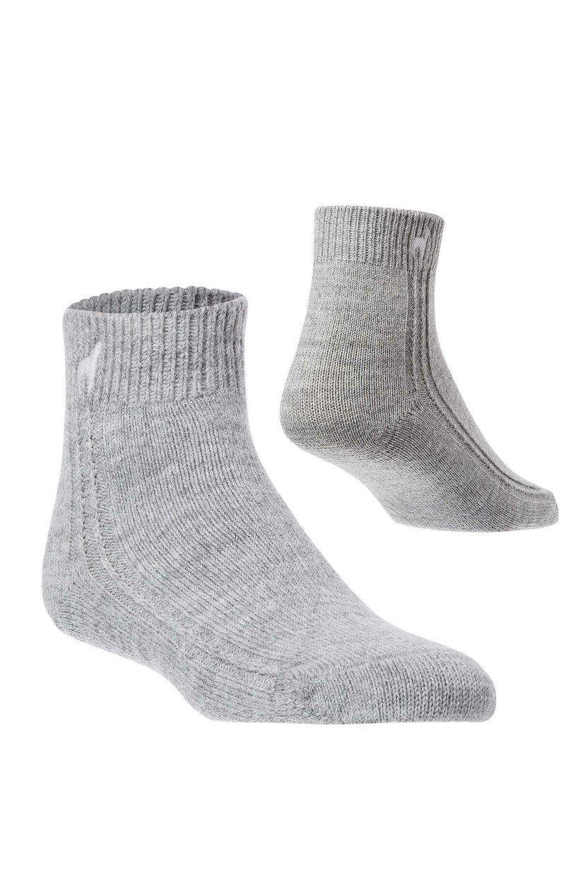 Alpaka WOHLFÜHLSOCKEN mit Aloe Vera - 52% Alpaka - grau