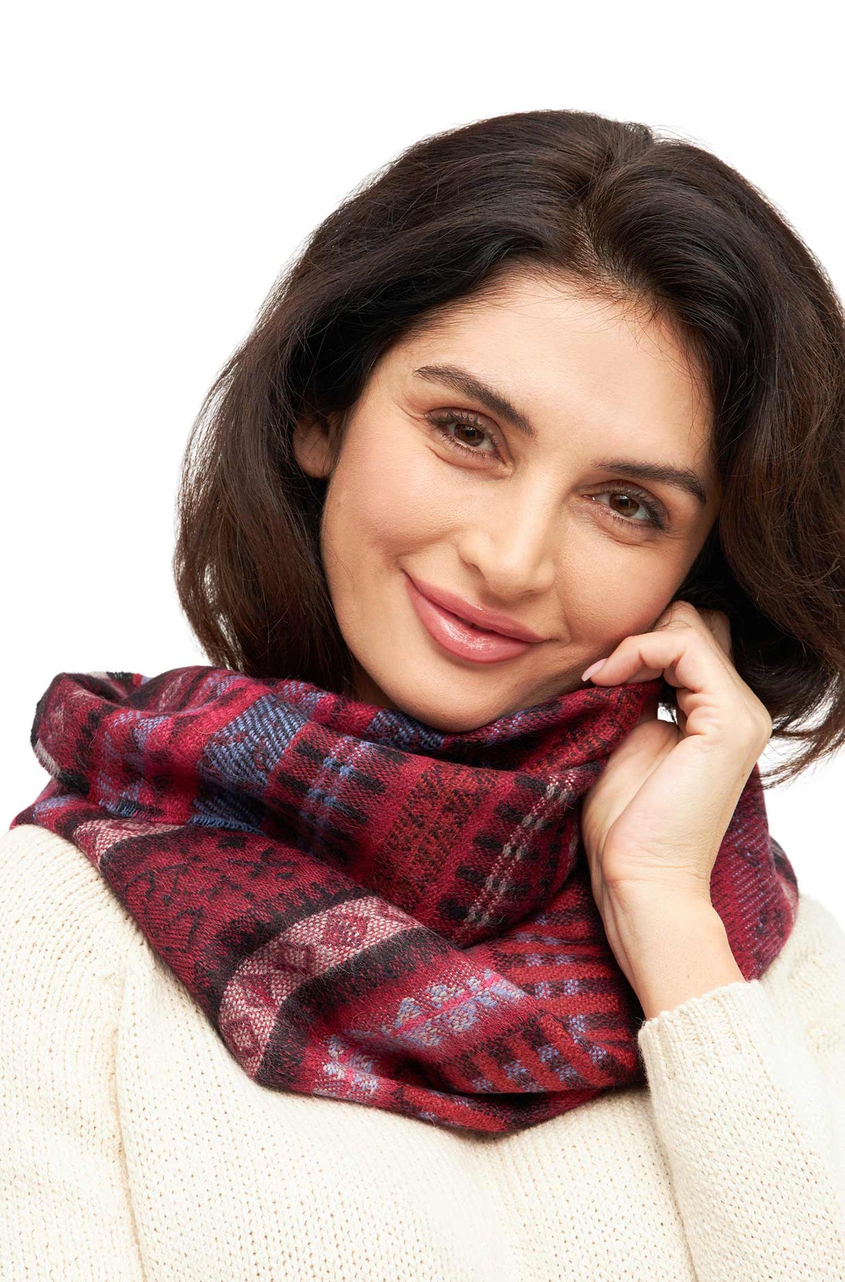 Webschal PUKA aus 100% Alpaka