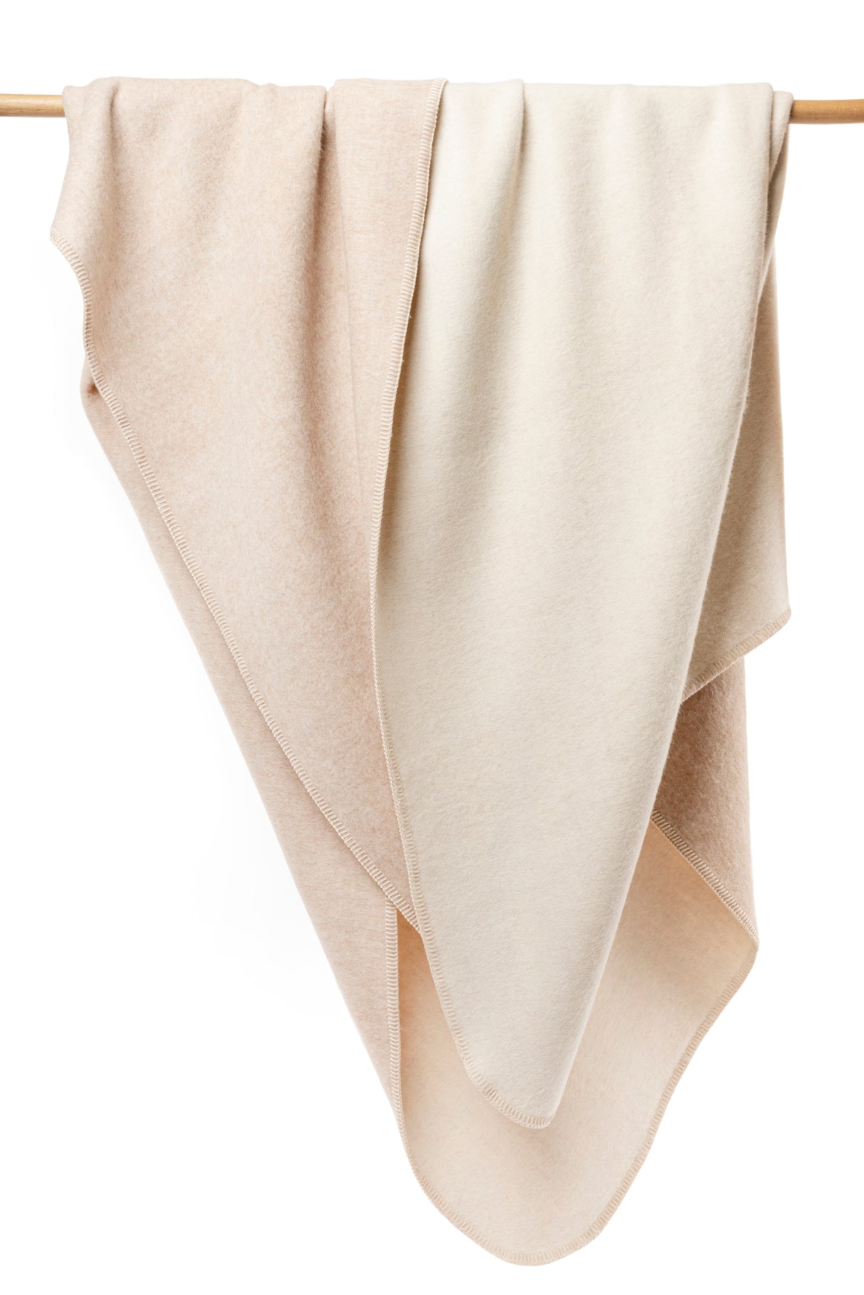 Alpaka Kuschel-Filz-Decke wendbar 200x150cm - limitiert - 3 wunderschöne Farbkombinationen