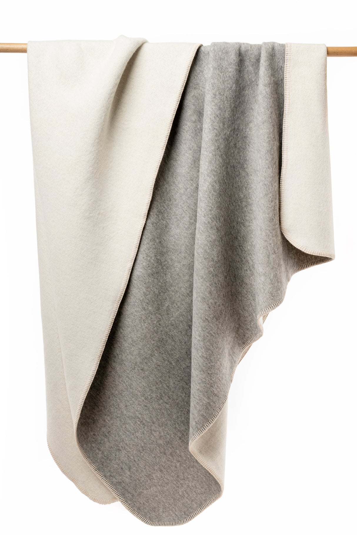 Alpaka Kuschel-Filz-Decke wendbar 200x150cm - limitiert - 3 wunderschöne Farbkombinationen