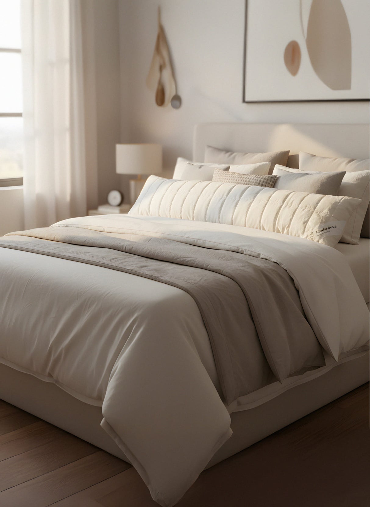 Alpaka Seitenschläferkissen (35x140 cm)