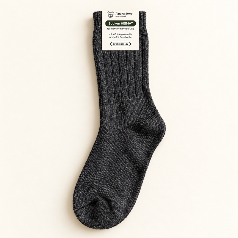 NEU: Alpaka Socken HEIMAT – 40 % Alpaka