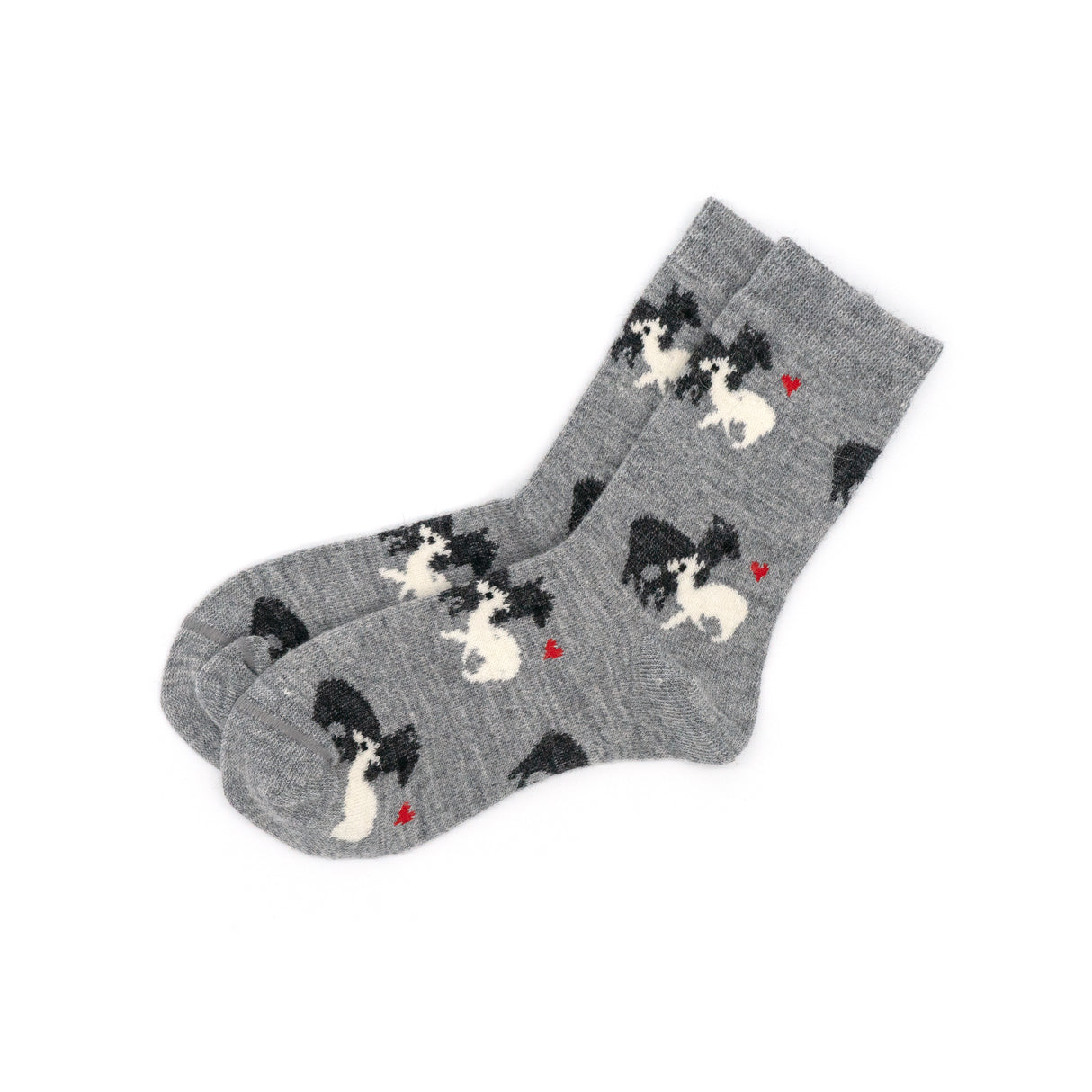 Alpaka Socken ALPAKA FAMILIE - 41% Alpaka und Polyacryl/Nylon grau