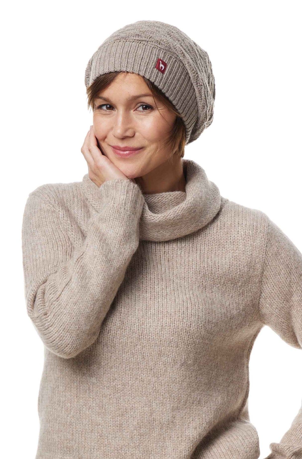 Alpaka Basken-Mütze BIESEN - 100% Alpaka