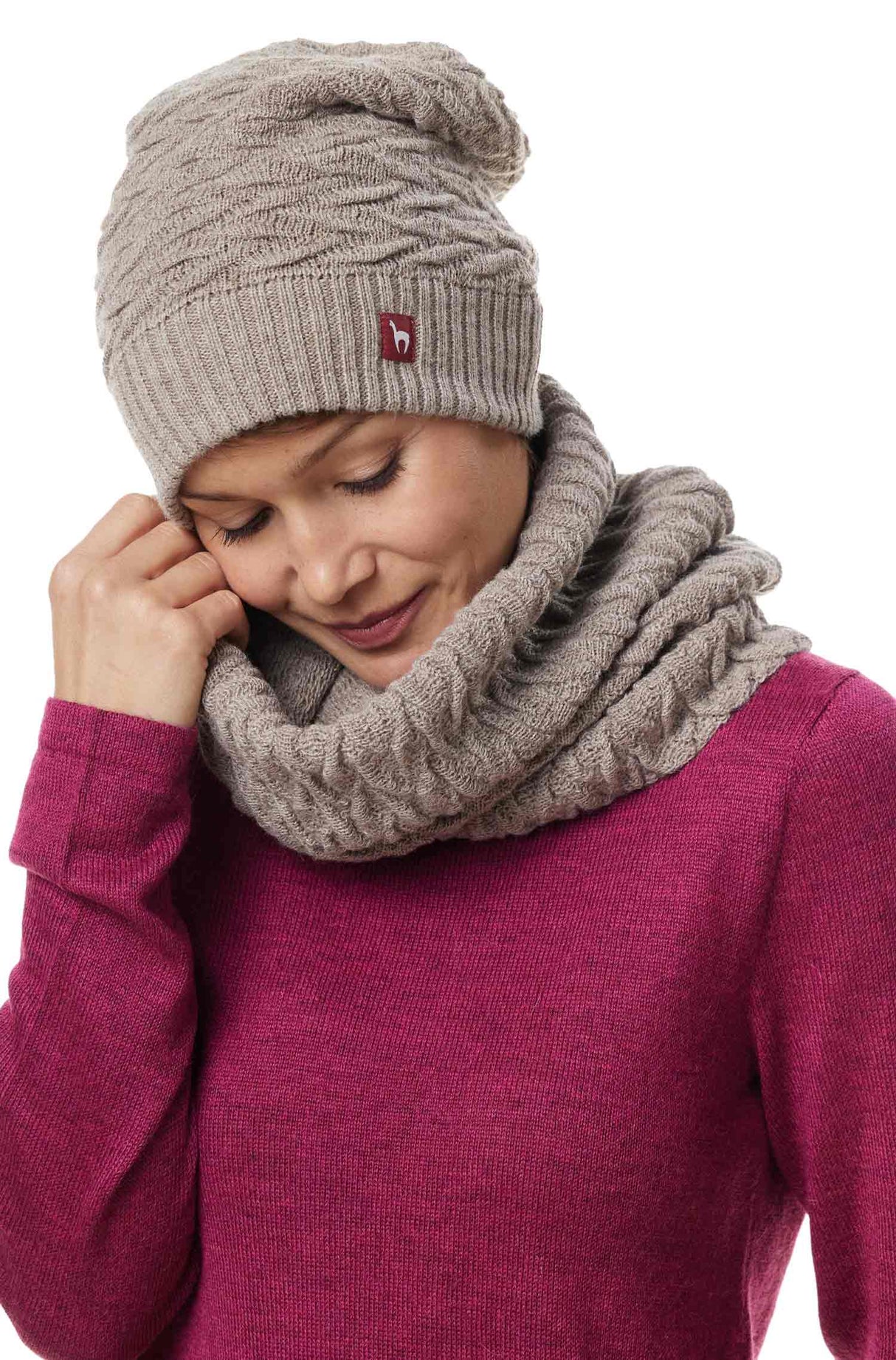 Alpaka Basken-Mütze BIESEN - 100% Alpaka