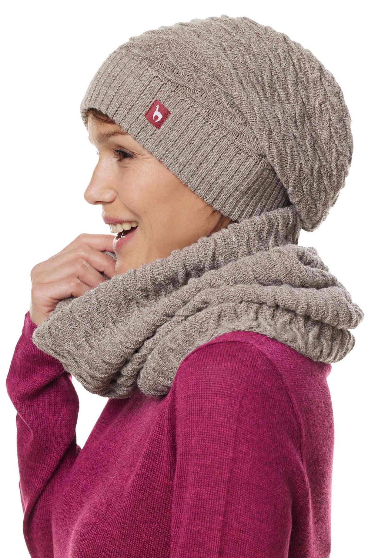 Alpaka Basken-Mütze BIESEN - 100% Alpaka